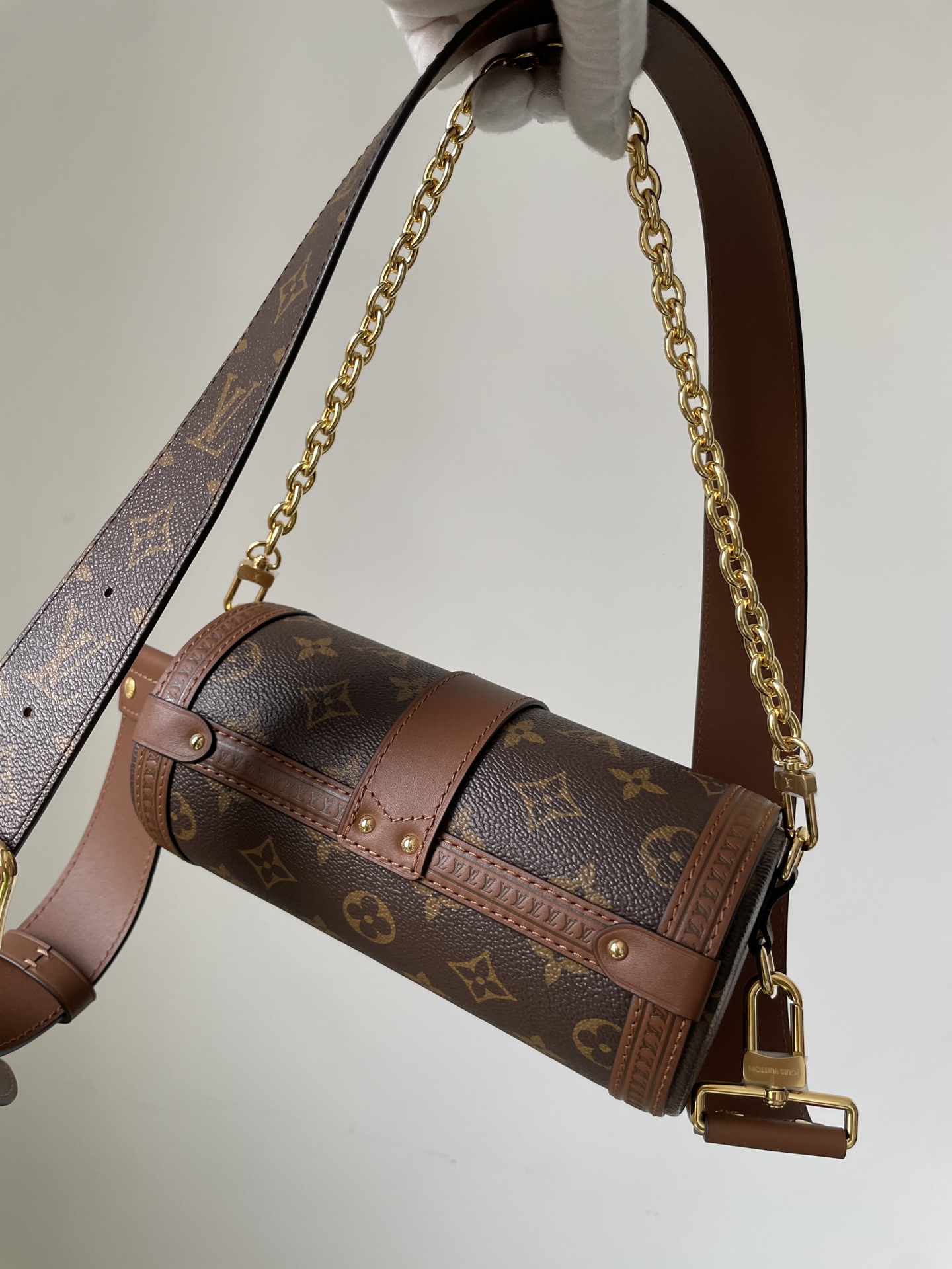 Louis Vuitton Papillon Trunk Monogram Canvas Shoulder Bag - Brown - Image 4