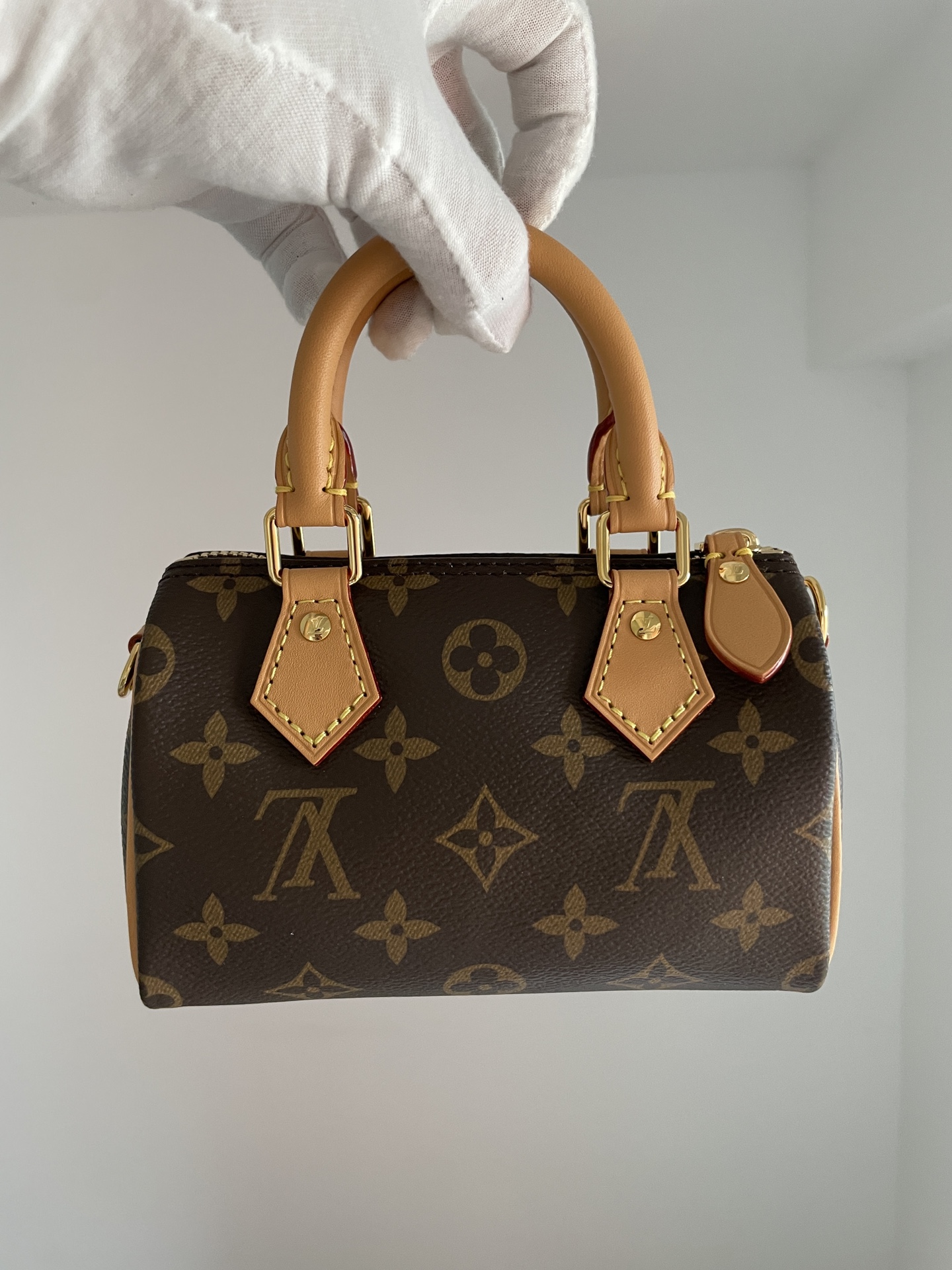 Louis Vuitton Nano Speedy Monogram Canvas Mini Bag Brown - Image 3