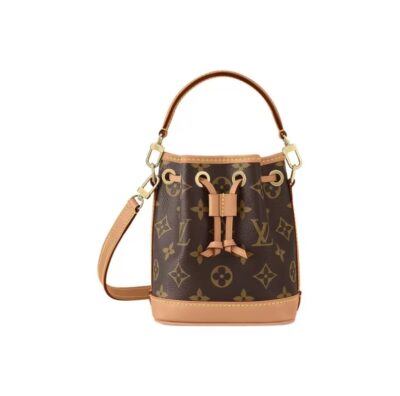 LOUIS VUITTON Nano Noé Monogram Canvas Bag
