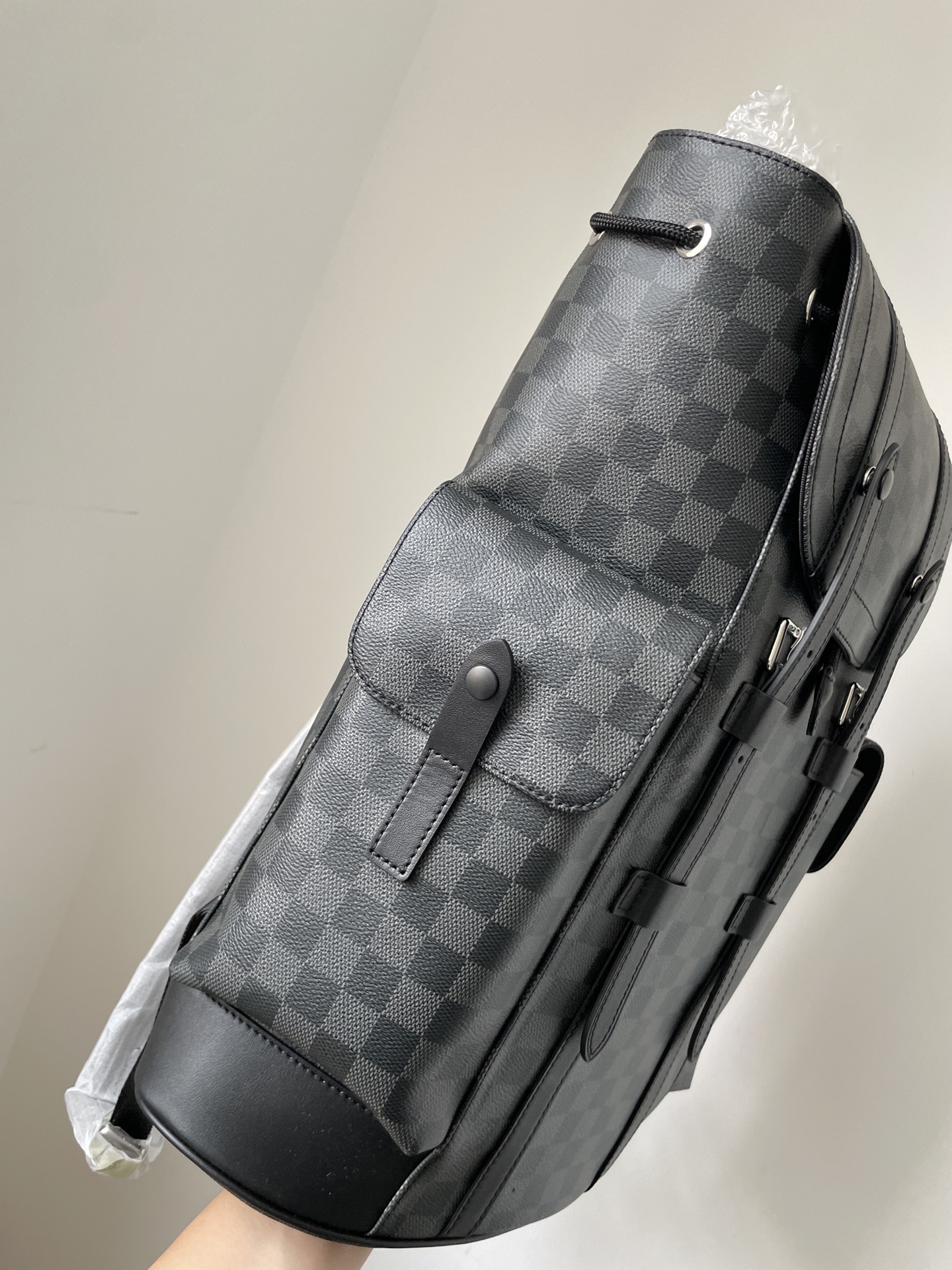 Louis Vuitton Christopher Backpack Graphite Damier Canvas Unisex Medium - Image 4