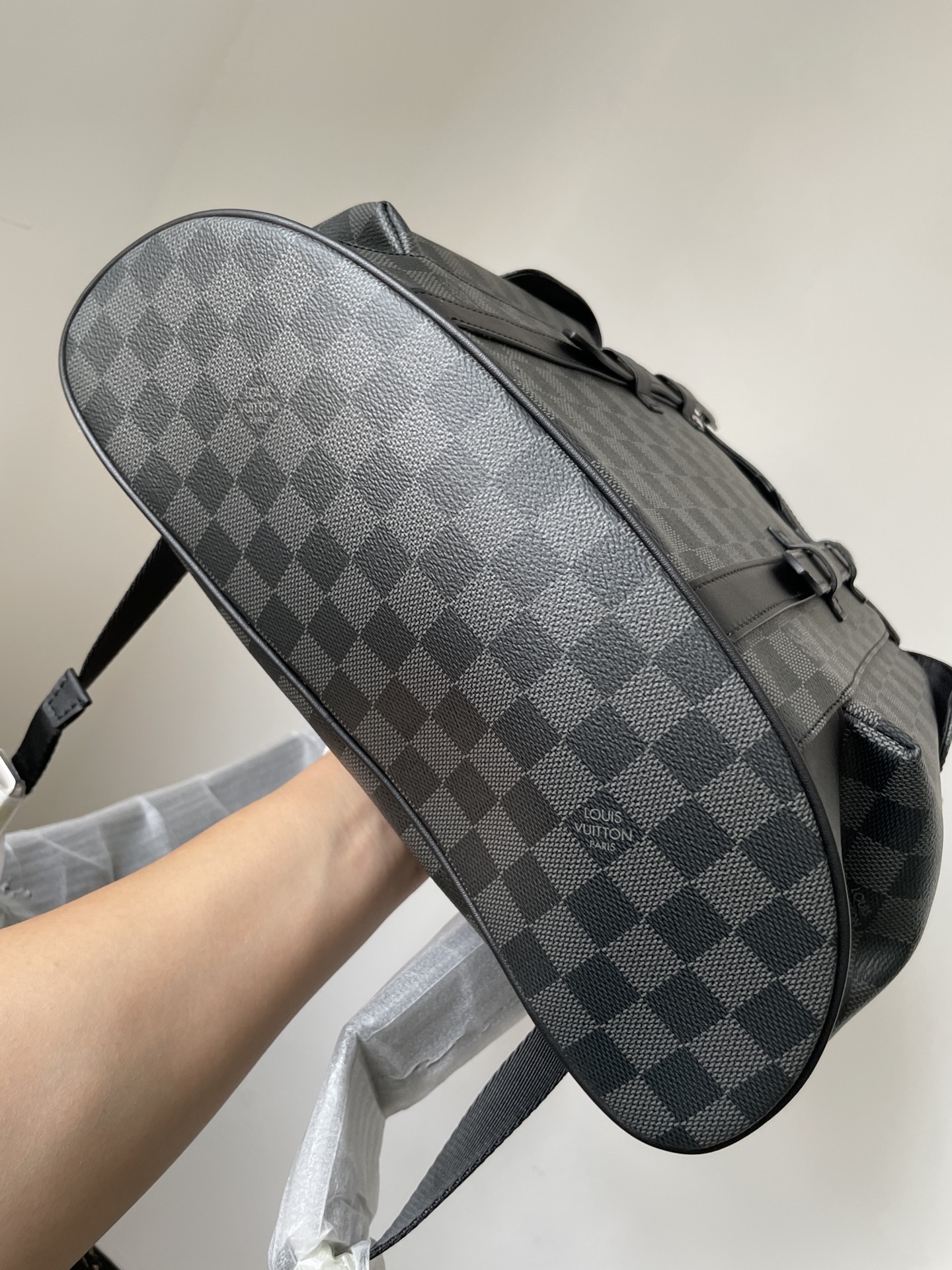 Louis Vuitton Christopher Backpack Graphite Damier Canvas Unisex Medium - Image 6