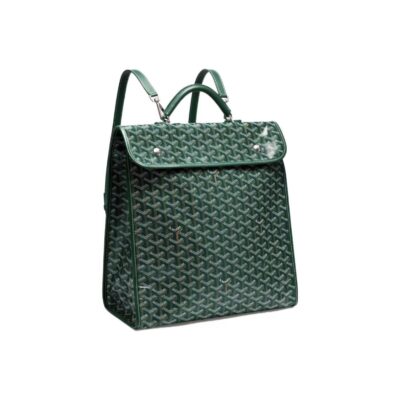 Goyard Saint Léger Medium Foldable Multi-Pocket Backpack Tote Bag in Canvas and Calfskin – Unisex