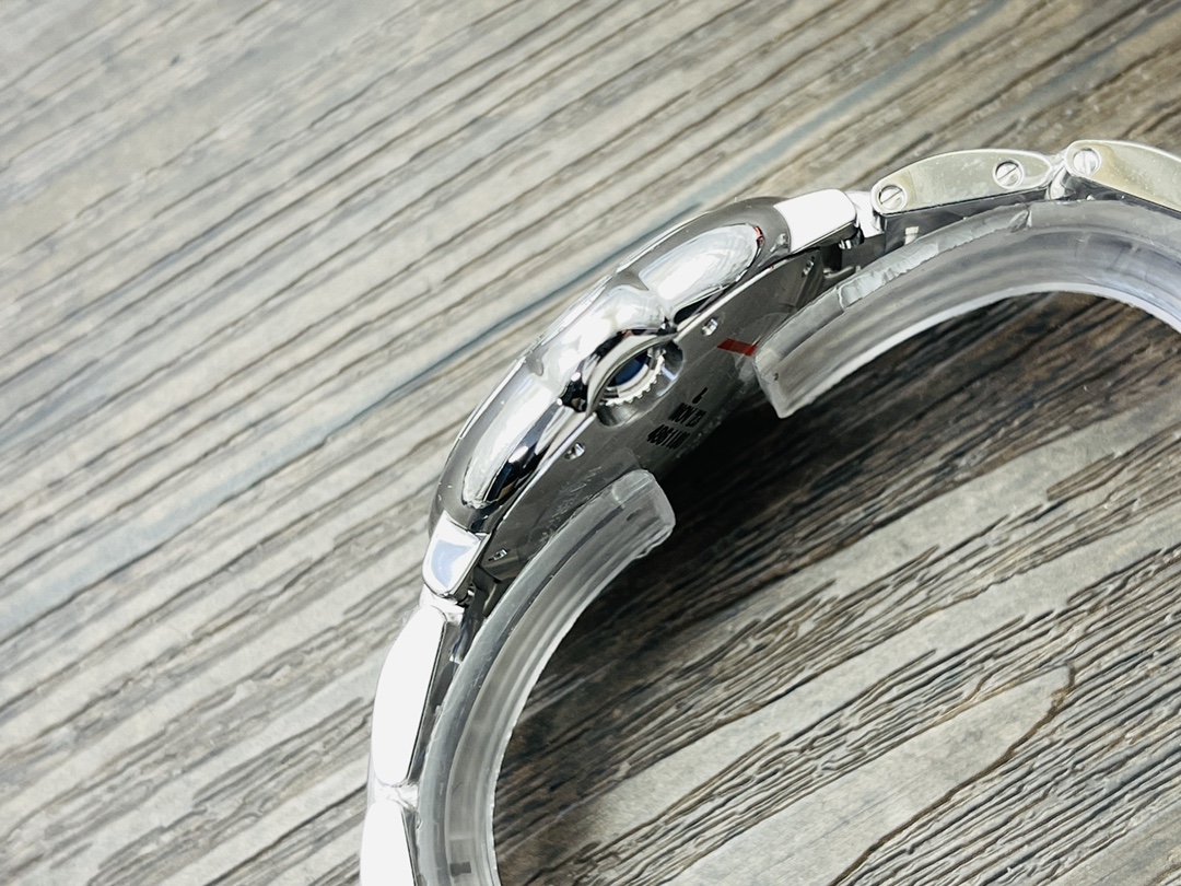 Cartier Ballon Bleu Series Automatic Mechanical Women’s Watch 33mm White Dial Stainless Steel Case and Bracelet - Image 6