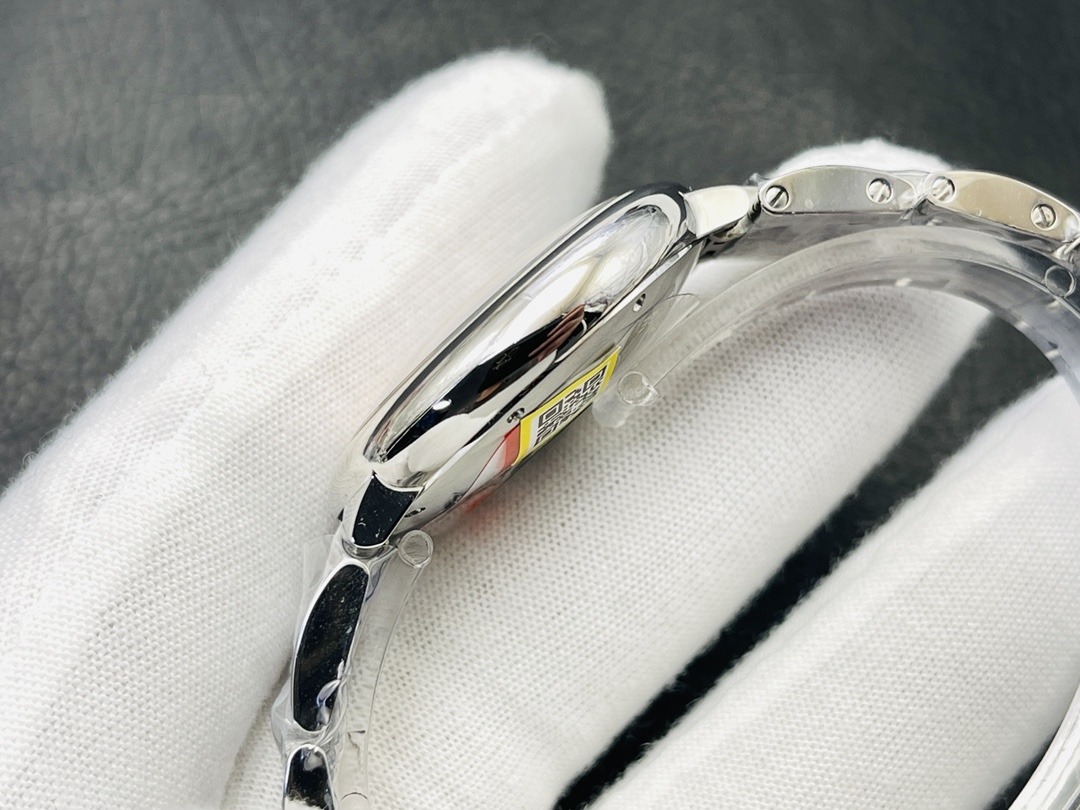 Cartier Ballon Bleu Series Automatic Mechanical Women’s Watch 33mm Silver Dial Stainless Steel Case and Bracelet - Image 7