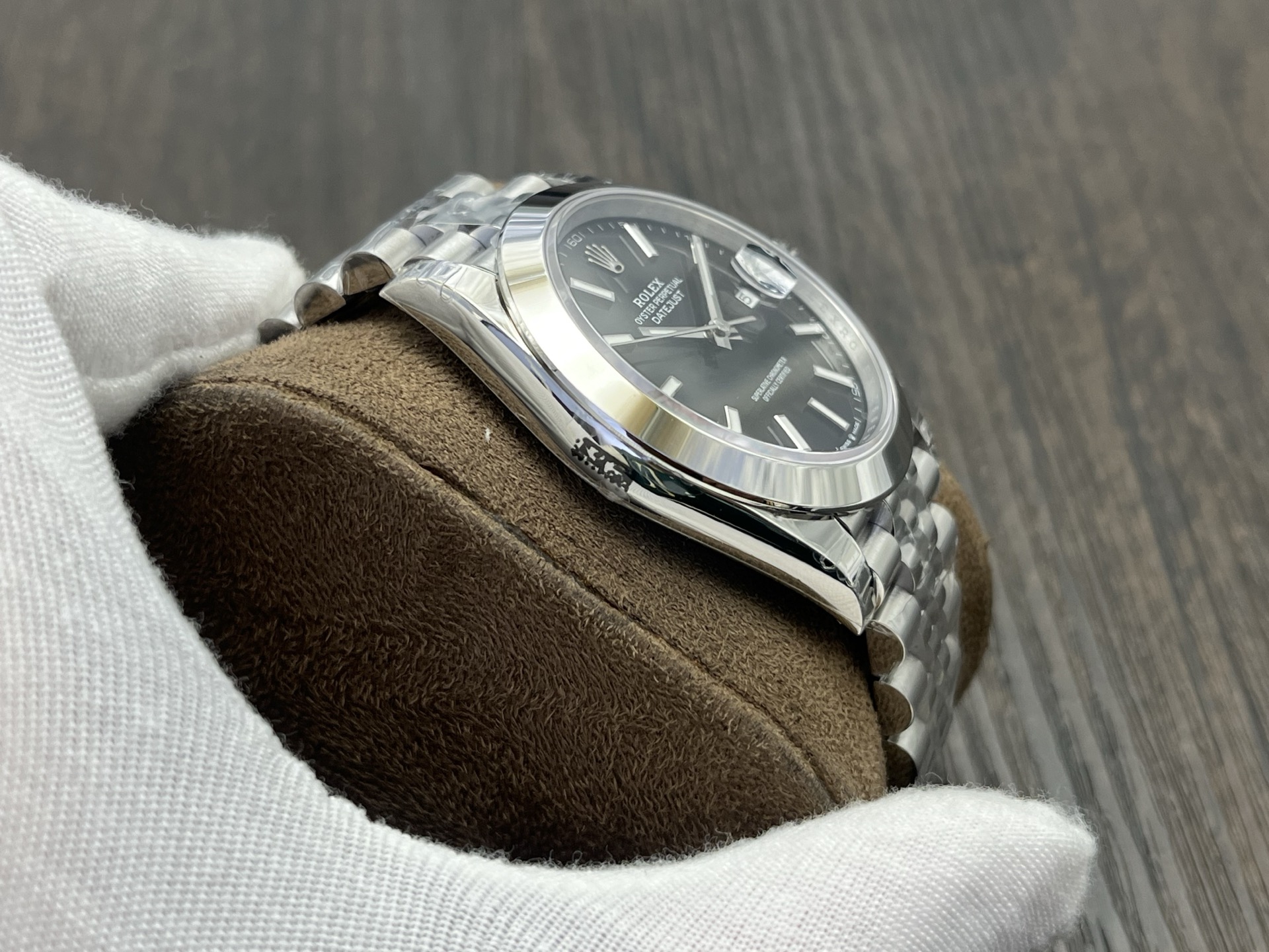 Rolex Datejust 41 Men's Watch in Oystersteel with Black Dial - Image 5